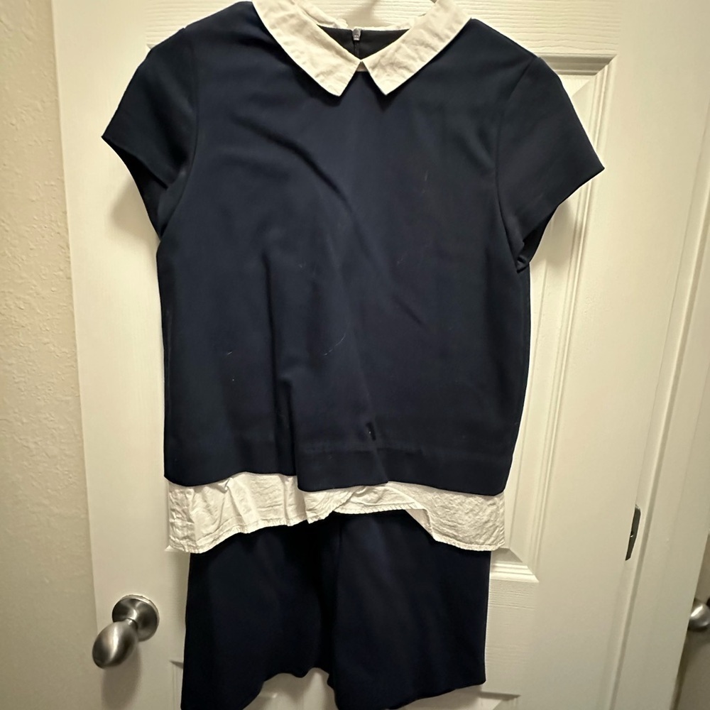 ZARA Collared Short Playsuit - Picture 2 of 4
